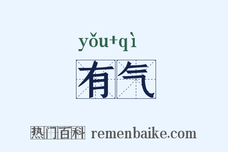 有气是什么意思的图片